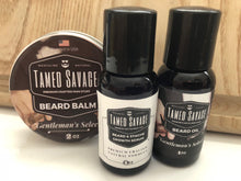 Load image into Gallery viewer, Beard Starter Kit with Beard Growth Serum - Gentleman's Scent