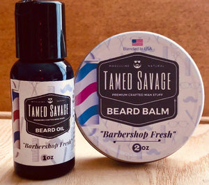 Barbershop Scent Beard Oil & Beard Balm Bundle