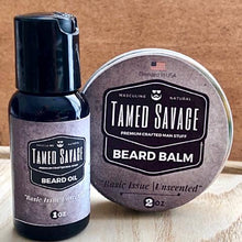 Load image into Gallery viewer, Basic Issue Unscented Beard Oil &amp; Beard Balm Bundle